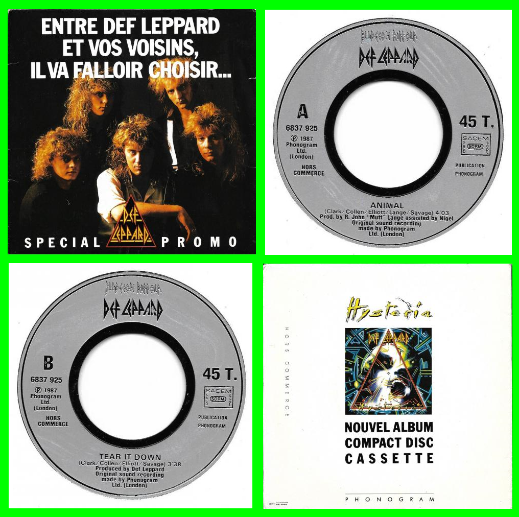 Acheter disque vinyle Def Leppard Animal a vendre